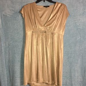 gold blouse M